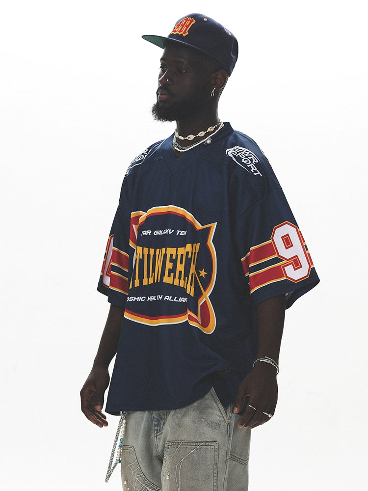 UNTILWERICH Vintage Mesh Quick Dry 90 Ice Hockey Suit Tee