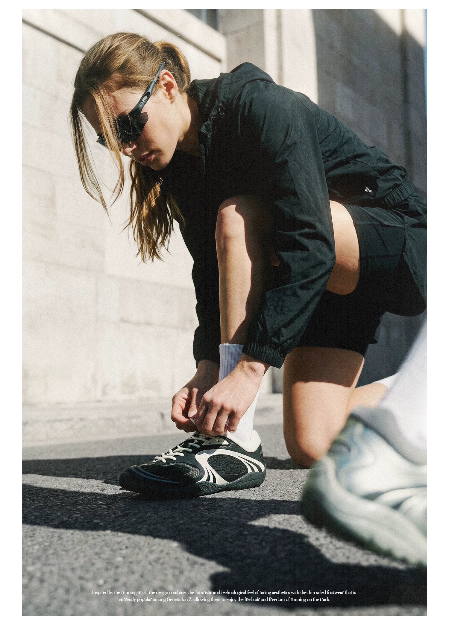 OLD ORDER Obsidian Breathable Running Sneaker