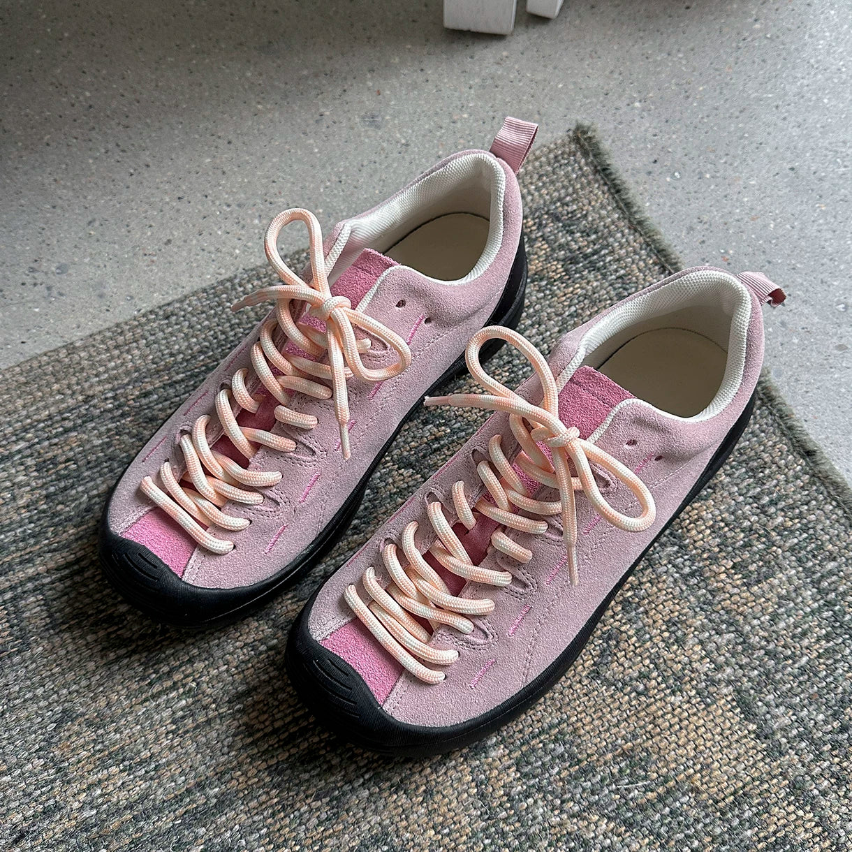 Lidaren Produced Suede Lace-Up Chunky Sneaker