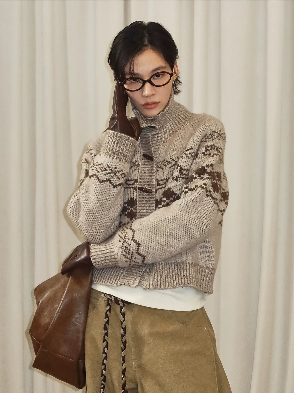 Sameuoo Fair Island Knitted Wool-blend Sweater