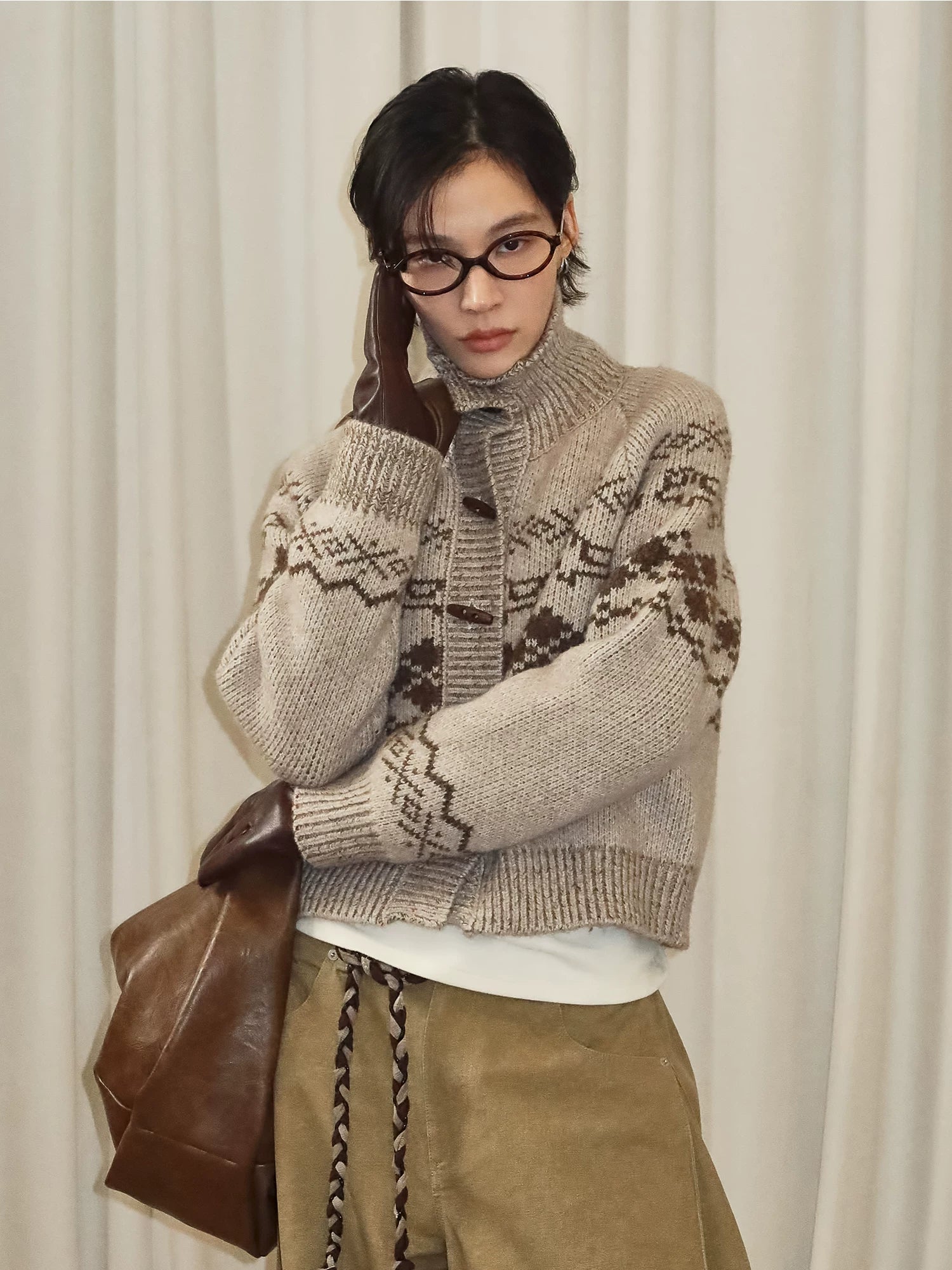 Sameuoo Fair Island Knitted Wool-blend Sweater