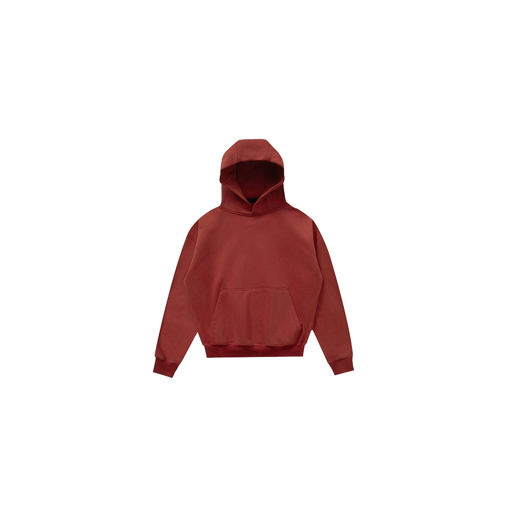 PLUS NO LOGO Vintage Simple Short Wide Hoodie