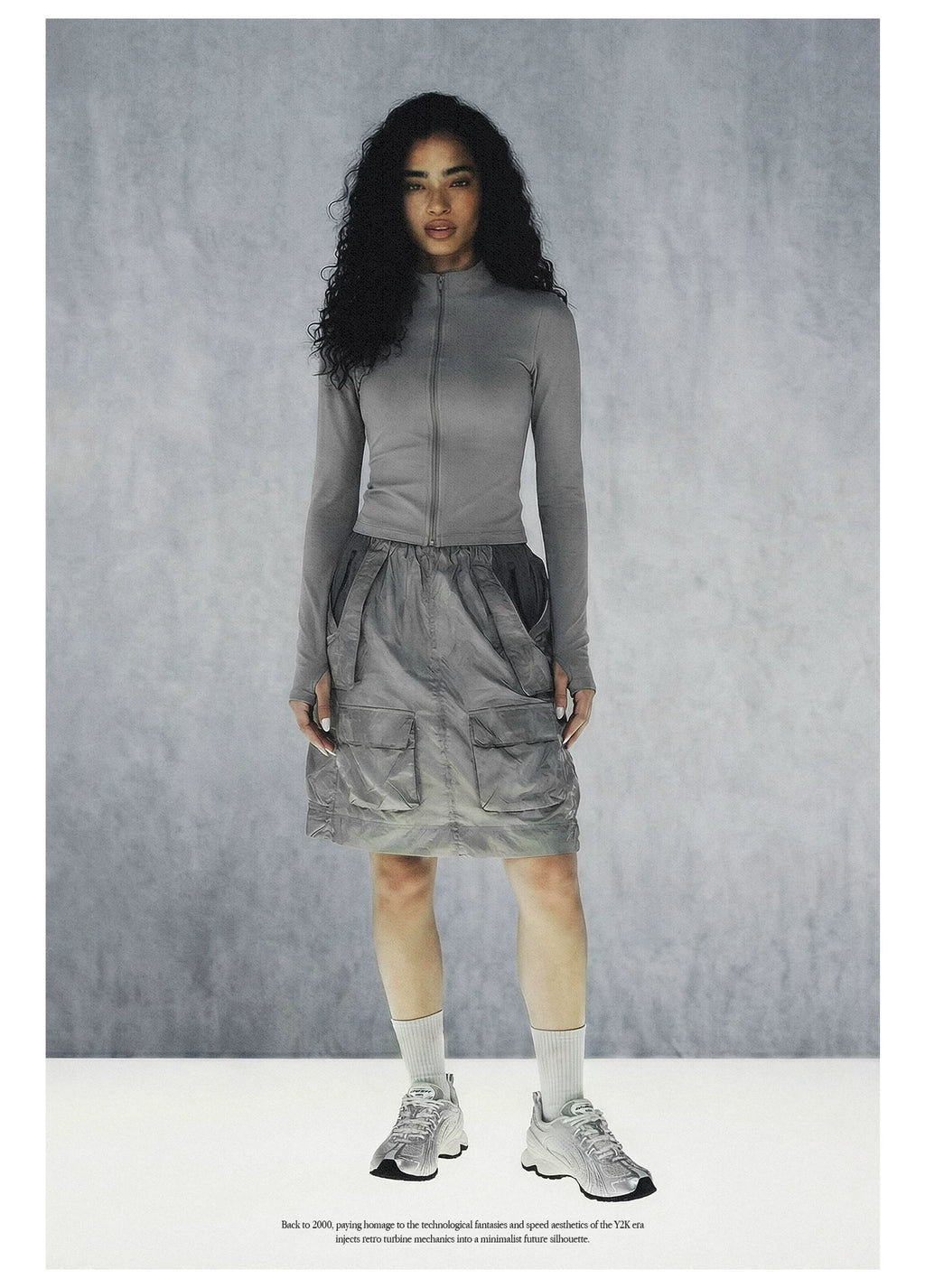 OLD ORDER Mesh Metallic Lace-Up Sneaker