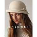 ZHENWEI Wool Foreign Golden Hat