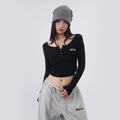 SAMUSAN Slim and Thin Versatile Short Long Sleeves
