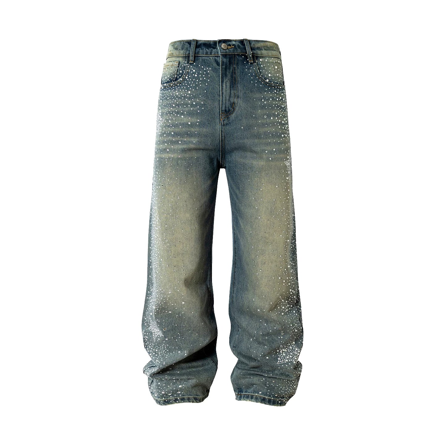 YADcrew Hot Diamond Wide Leg Jeans