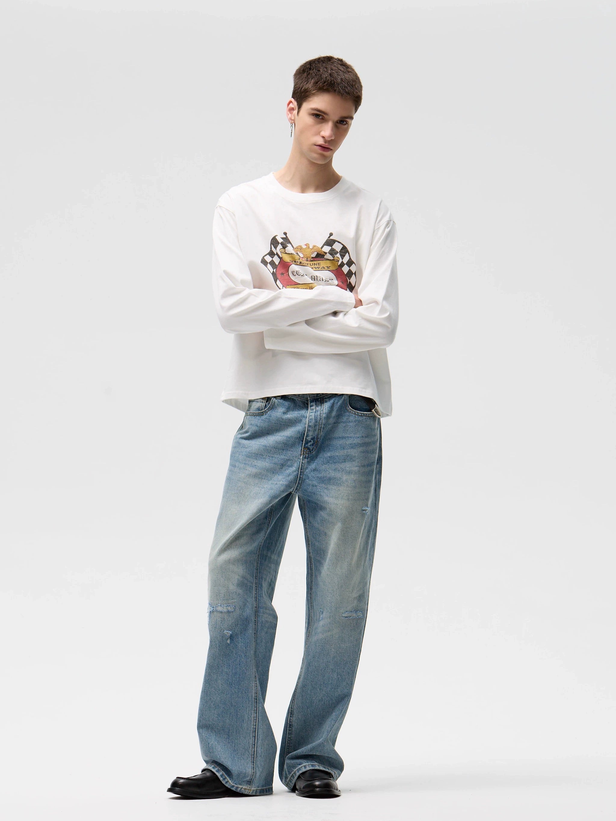 CENSMADE Racing Old Printed Long Sleeves