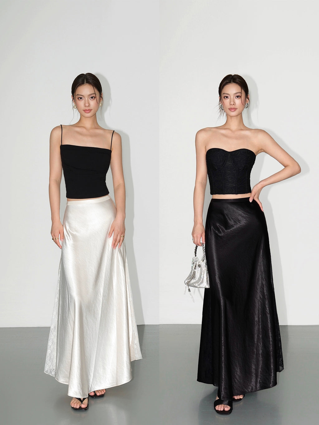 NEVA HU Premium Satin Skirt