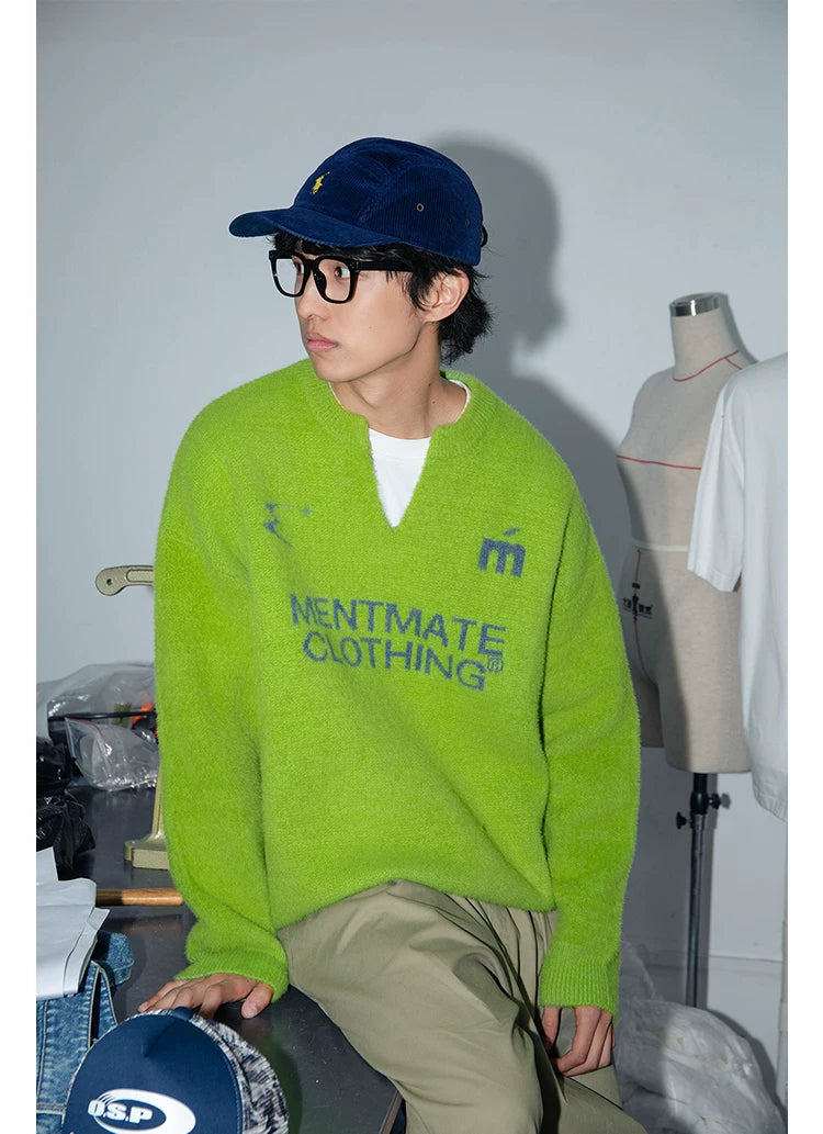Mentmate Vintage English Jacquard Sweater