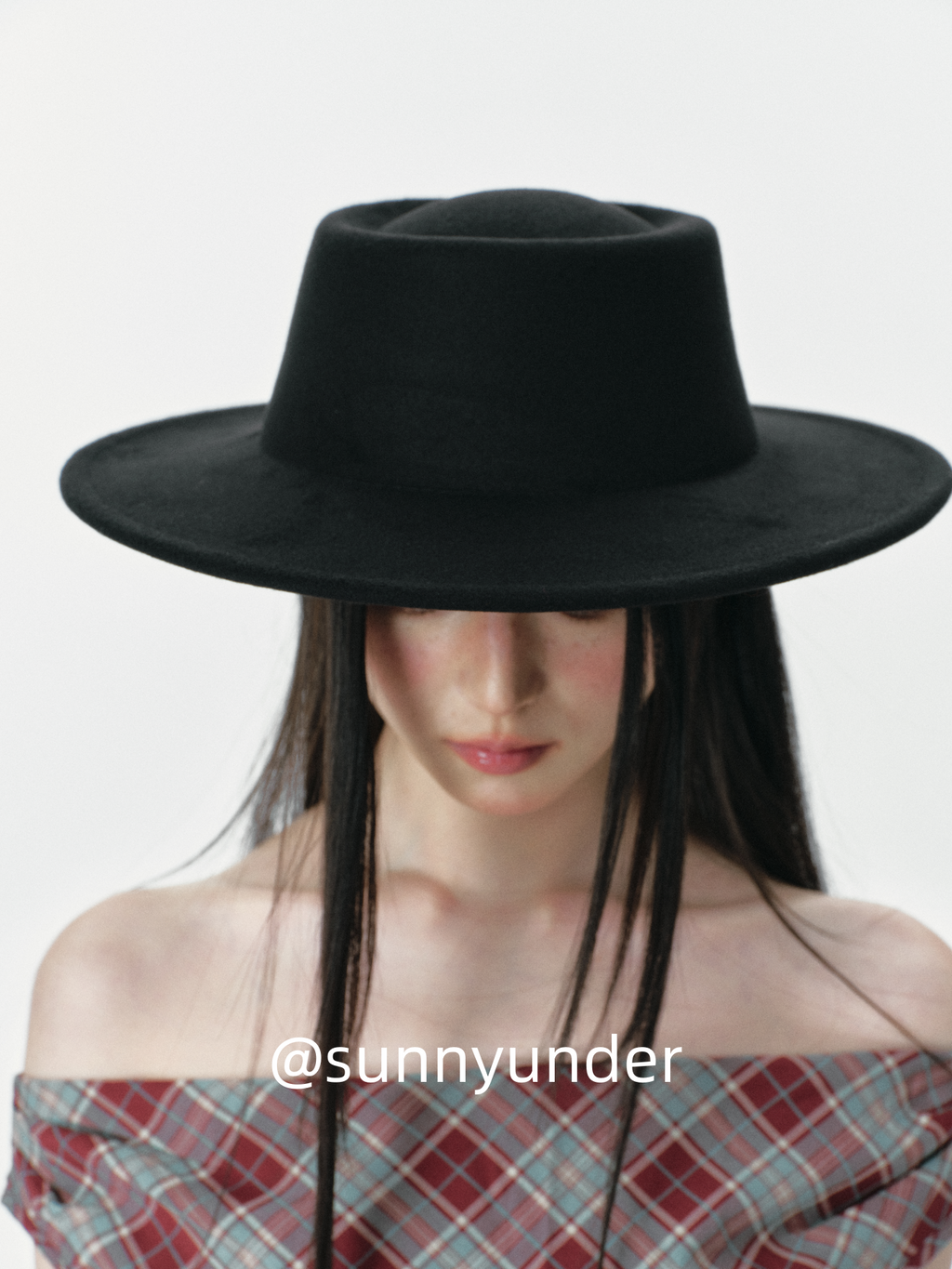 Sunnyunder Classic Versatile Imitation Woolen Ringed Hat