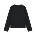 VLABMADE Slub Texture Cross Stitching Embroidered Long-Sleeve Tee