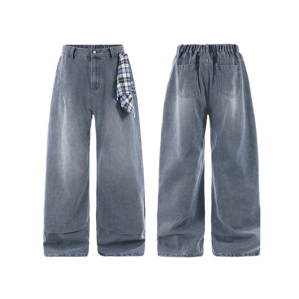 Inflation Removable Square Towel Casual Jeans