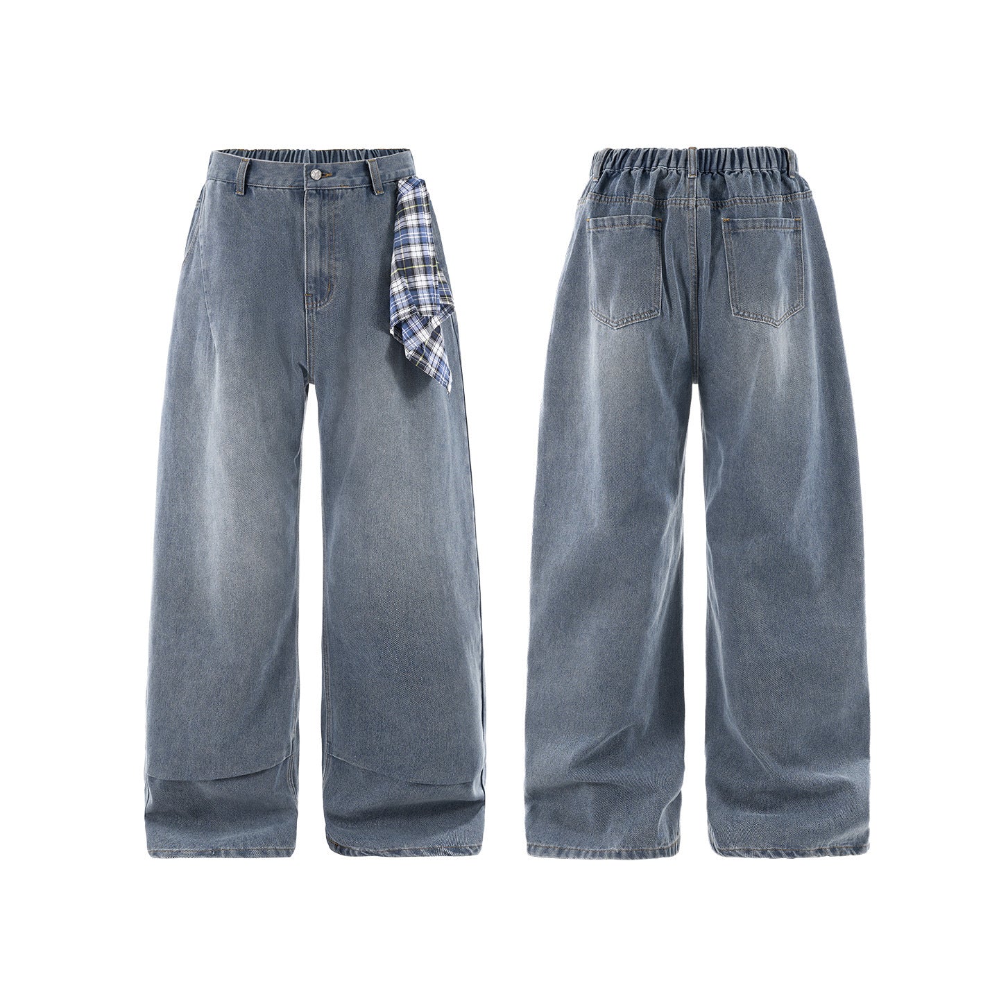 Inflation Removable Square Towel Casual Jeans