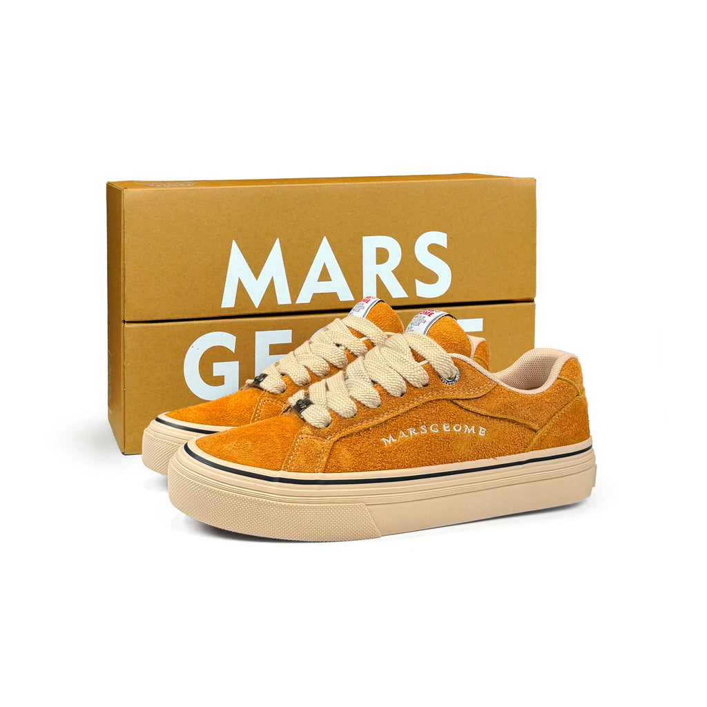 MARS GEOME Beef Suede Retro Versatile Board Shoes