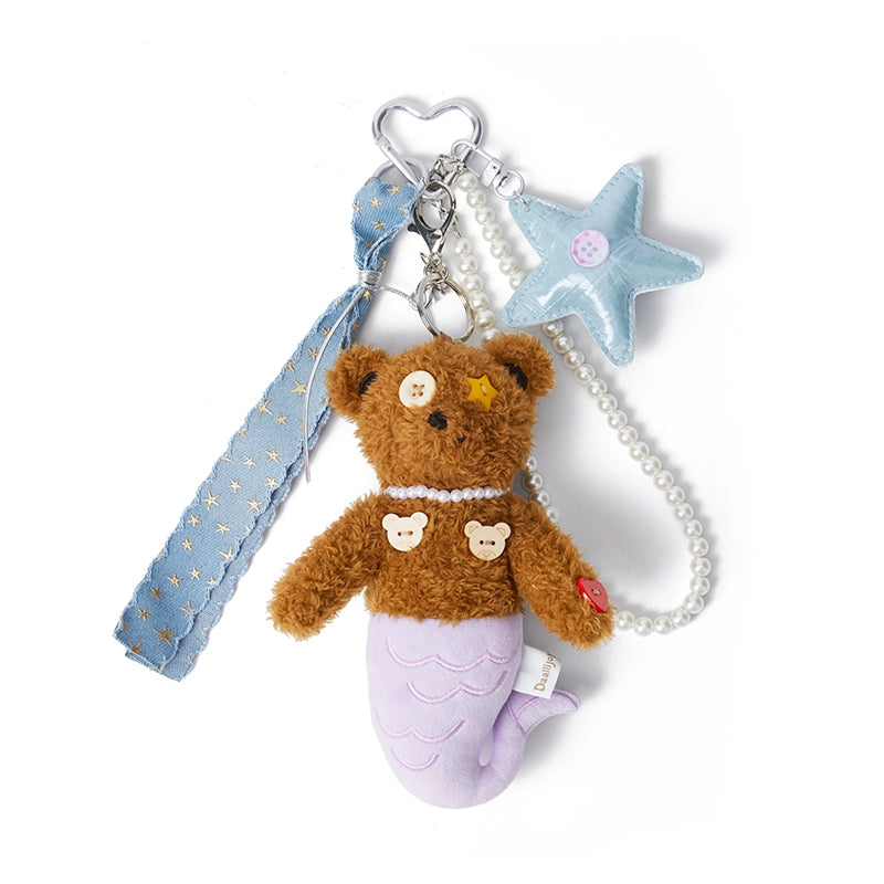 SmoSmos Abstract Spoof Bear Bag Pendant