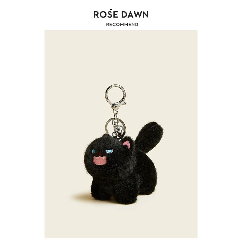 HAVEROSE Plush Cat Backpack Charm