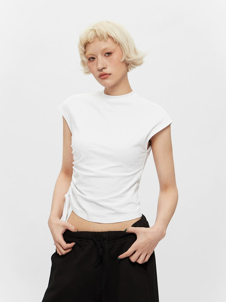AIRHOOD Waist Front Shoulder Sleeveless Vest