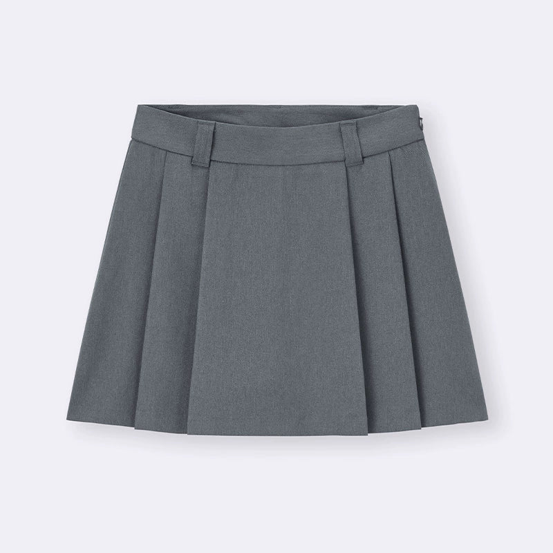GU Pleated Short Fashion Simple Culottes