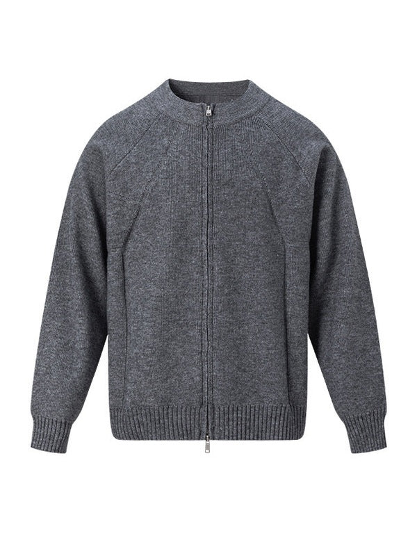 UNF Three-dimensional Thermal Loose Jacquard Knitted Cardigan