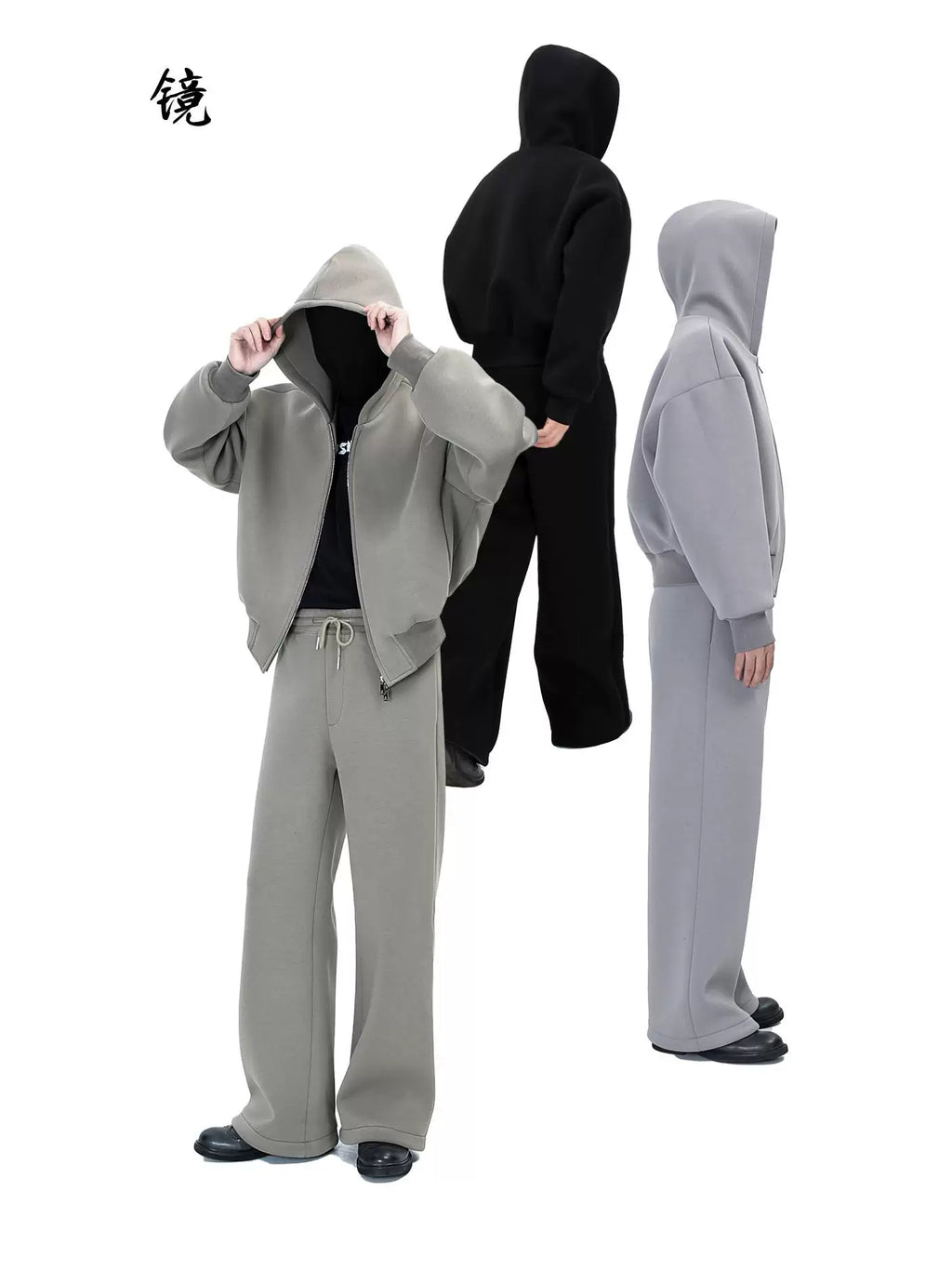 SOUTHFISH heavy 550gsm crisp minimalist hoodie sweatpant set