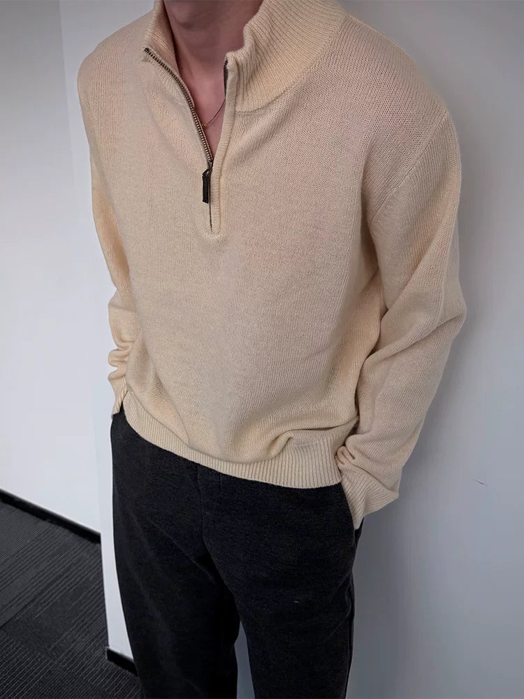 ZOZOFOREST Gold Matching Turtleneck Sweater