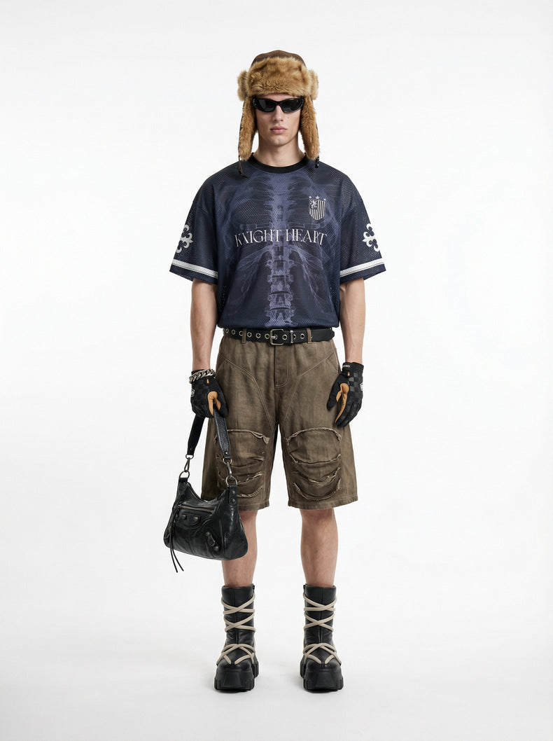 Inflation X-ray Bone Digital Print Jersey Short Sleeve