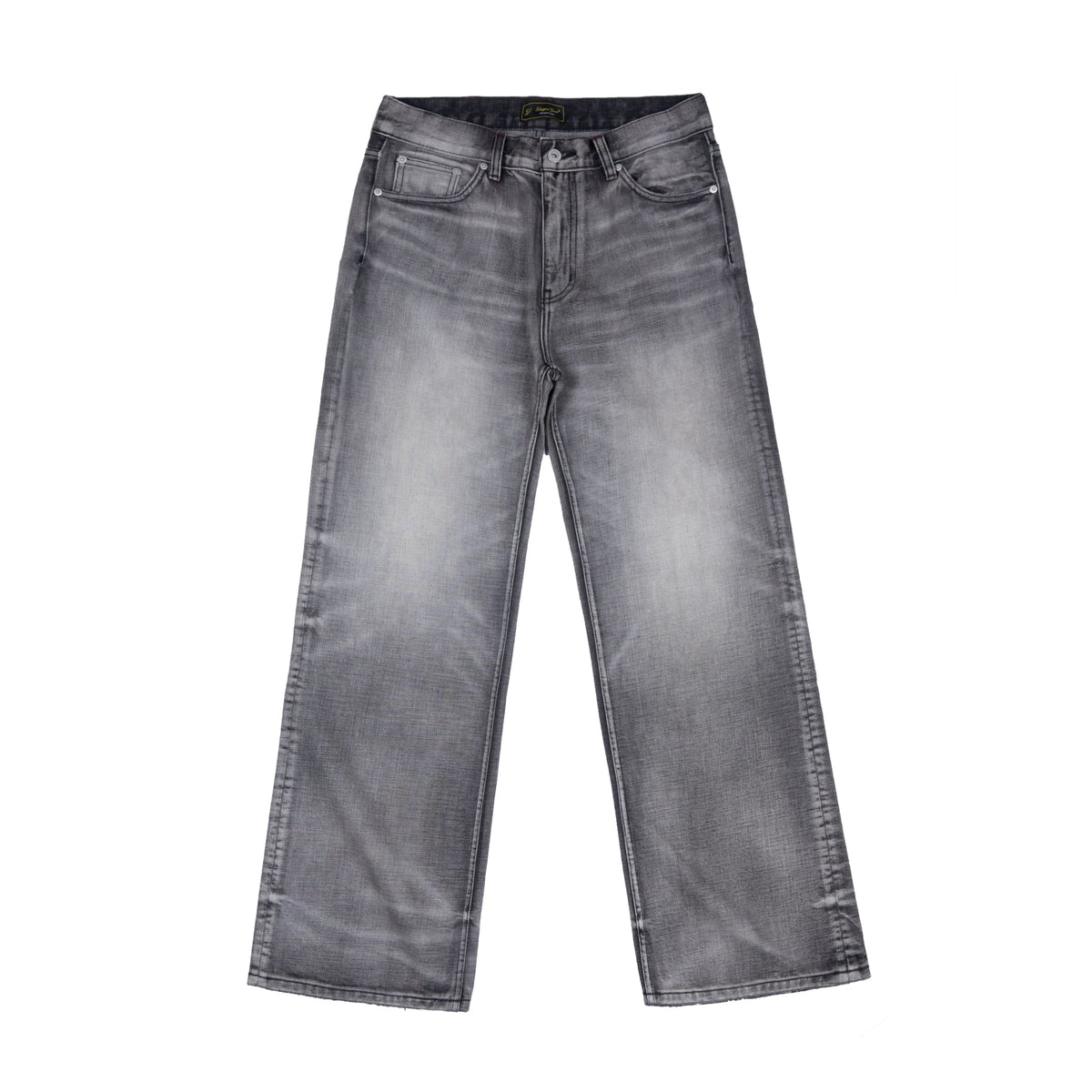 VOWPROGRESS Cowboy King Micro-Flare Whiskered Relaxed Jeans