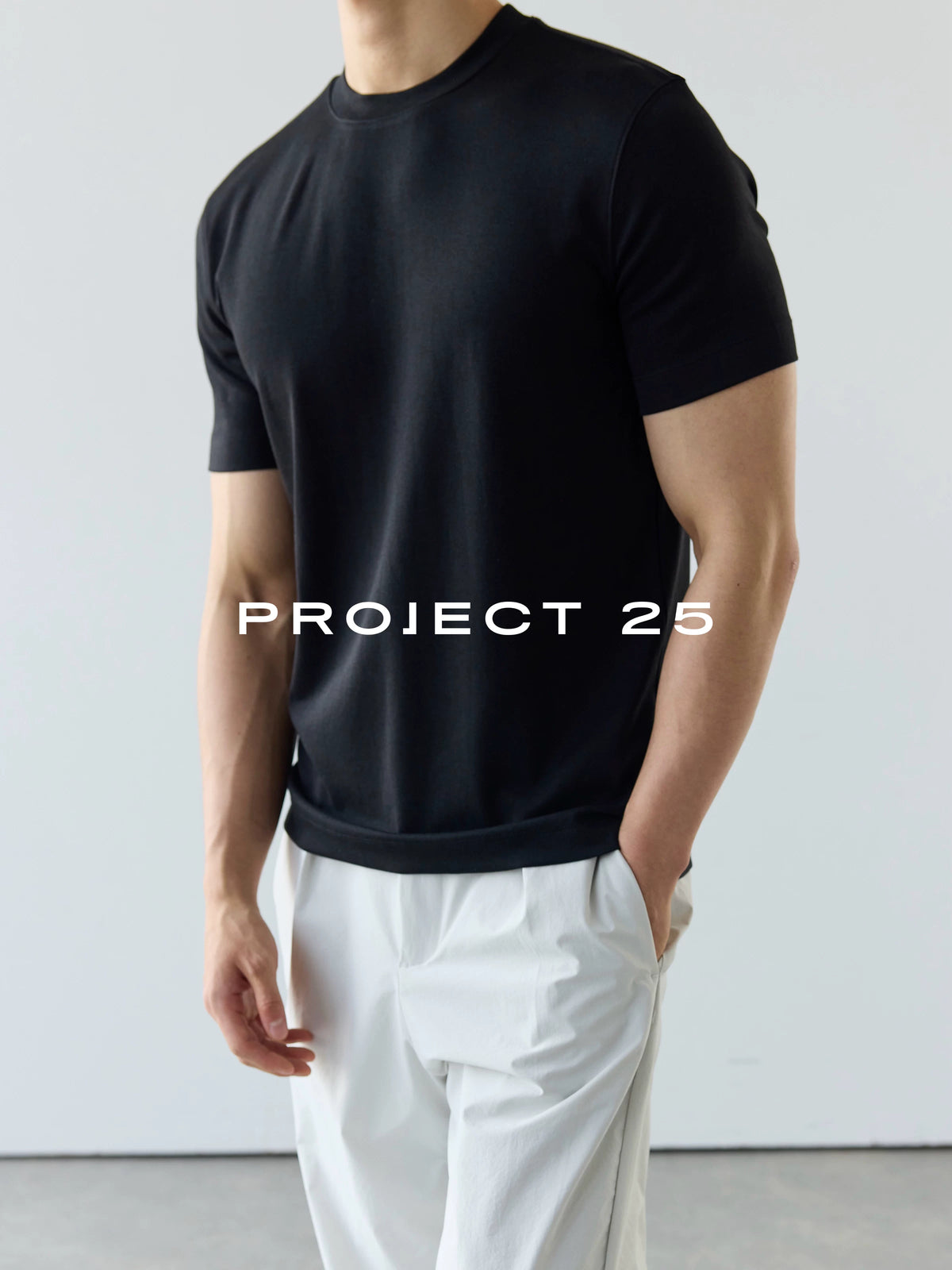 PROJECT 25 Cloud-Soft Regular-Fit Crew Neck Tee