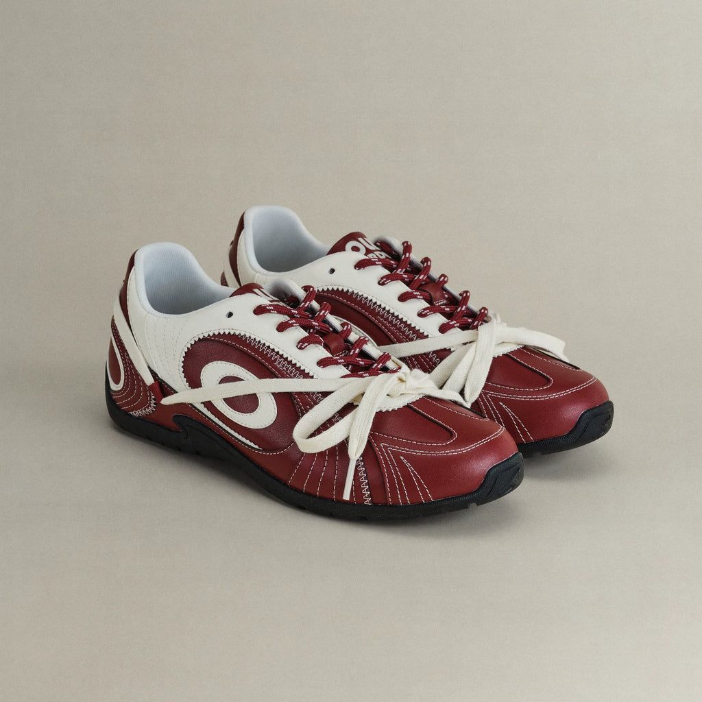 OLD ORDER Synthetic Leather Low-Top German Trainer