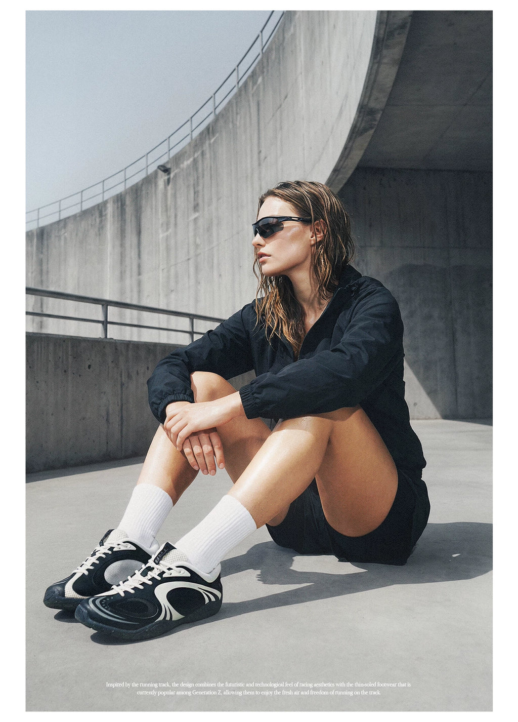 OLD ORDER Obsidian Breathable Running Sneaker