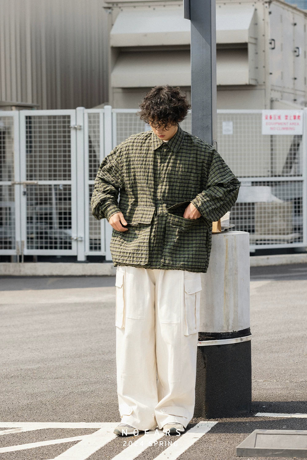 NOEARS Japanese Plaid Versatile Casual Shirt