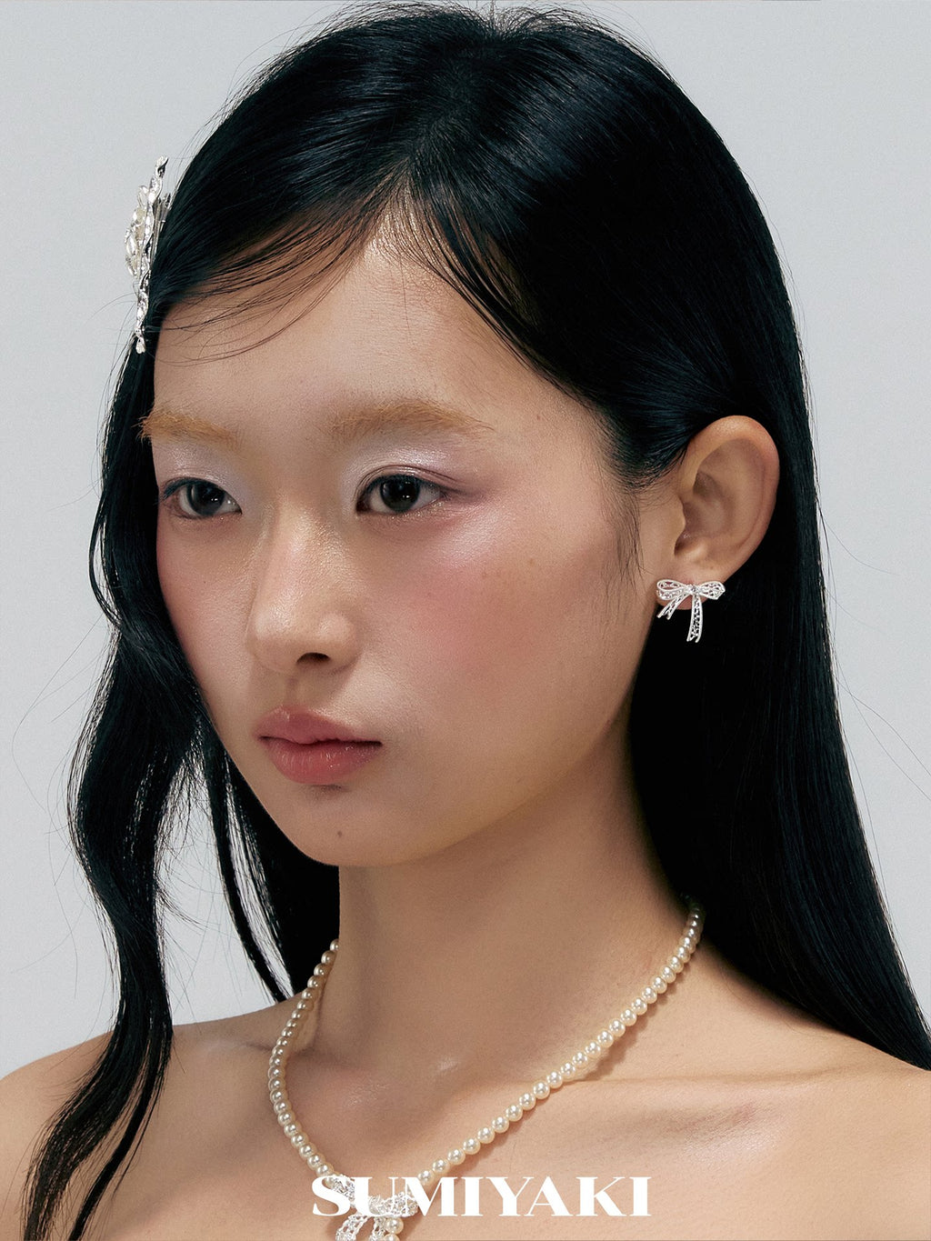 SUMIYAKI Lace Stud Earrings