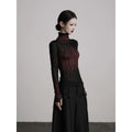 INDULGE Lace Knit Bottom Long Sleeve