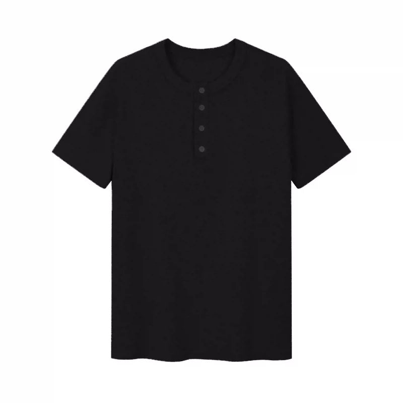 VLABMADE Rations 300g Wrinkle-Resistant Fitted Henley Tee