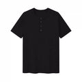 VLABMADE Rations 300g Wrinkle-Resistant Fitted Henley Tee