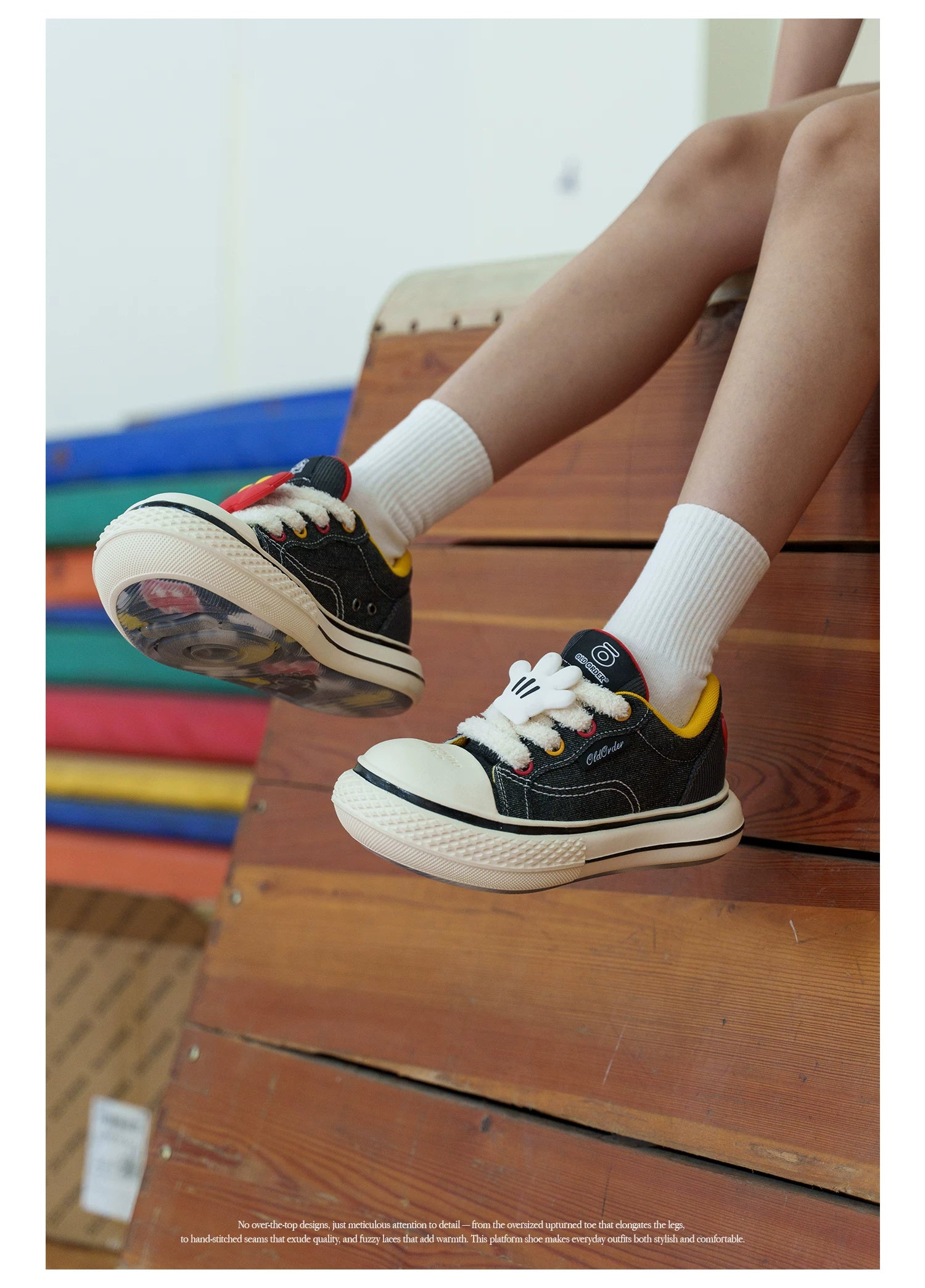OLD ORDER Canvas Mickey Retro Sneaker