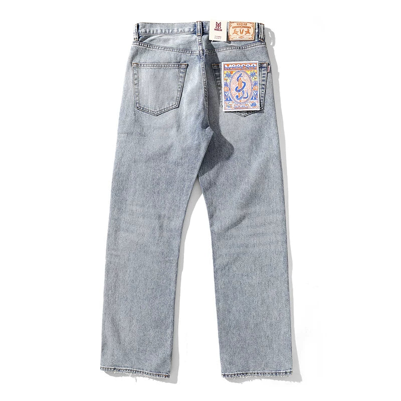 Mbbcar Cool 11.6oz Stretch Selvedge High-Waist Jeans