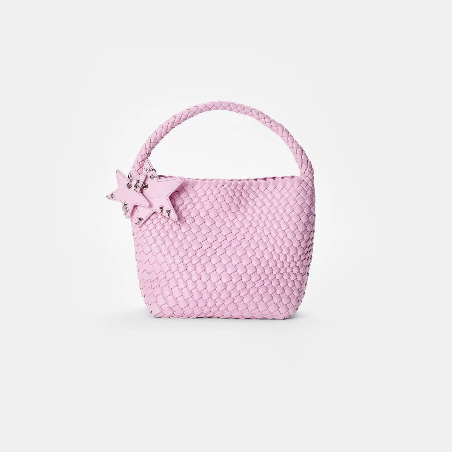 ECODAY Blue Woven Faux Leather Tote