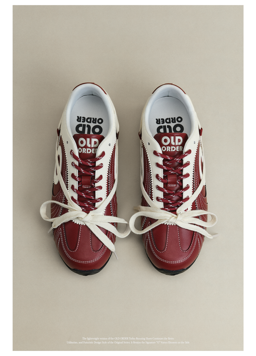 OLD ORDER Leather Lace-Up Sneaker