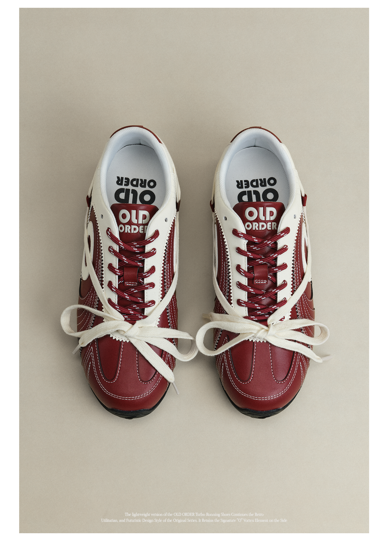 OLD ORDER Leather Lace-Up Sneaker