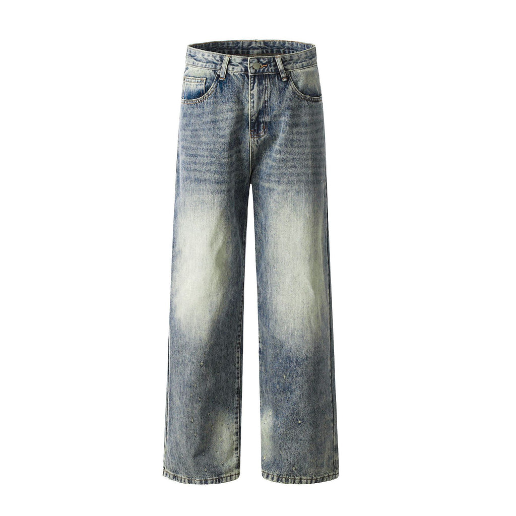 11KN Retro Loose Gradual Change Wear Three-dimensional Casual Pants