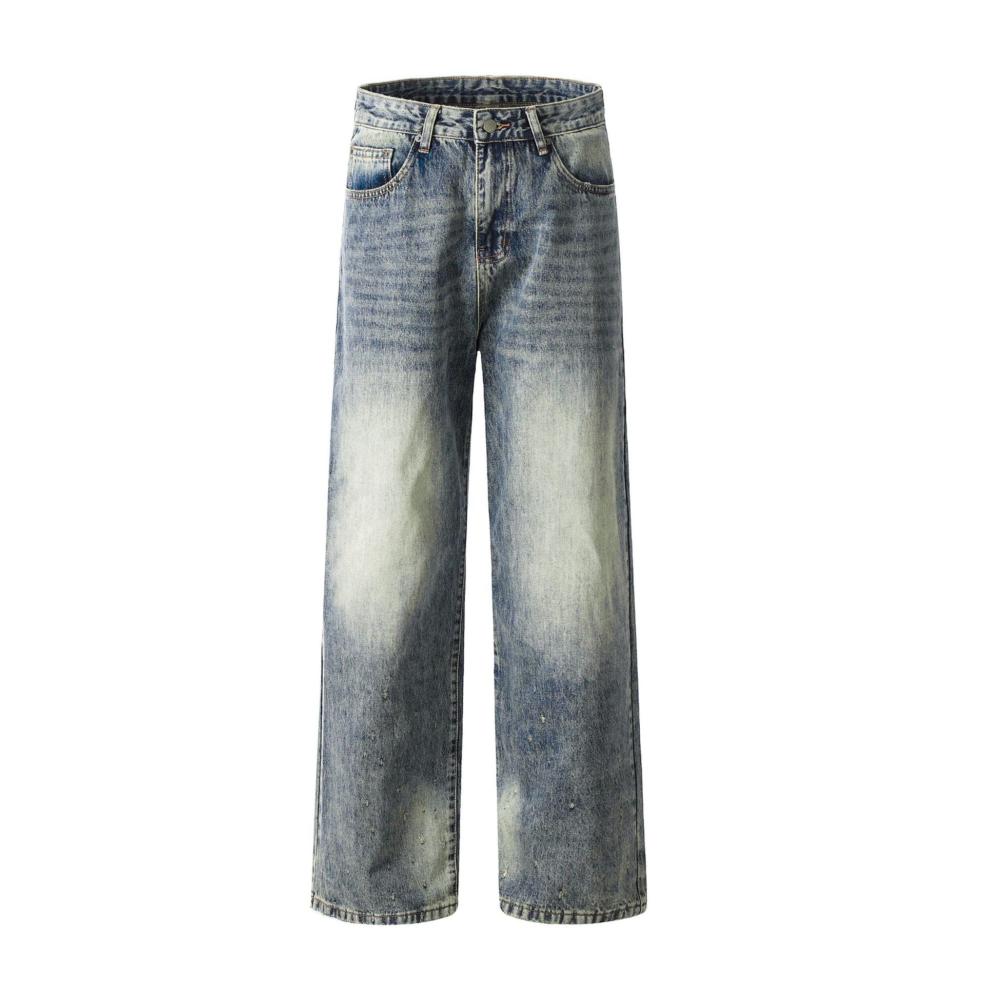 11KN Retro Loose Gradual Change Wear Three-dimensional Casual Pants
