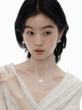 NO SOLUTION Phalaenopsis Flower Stud Earrings