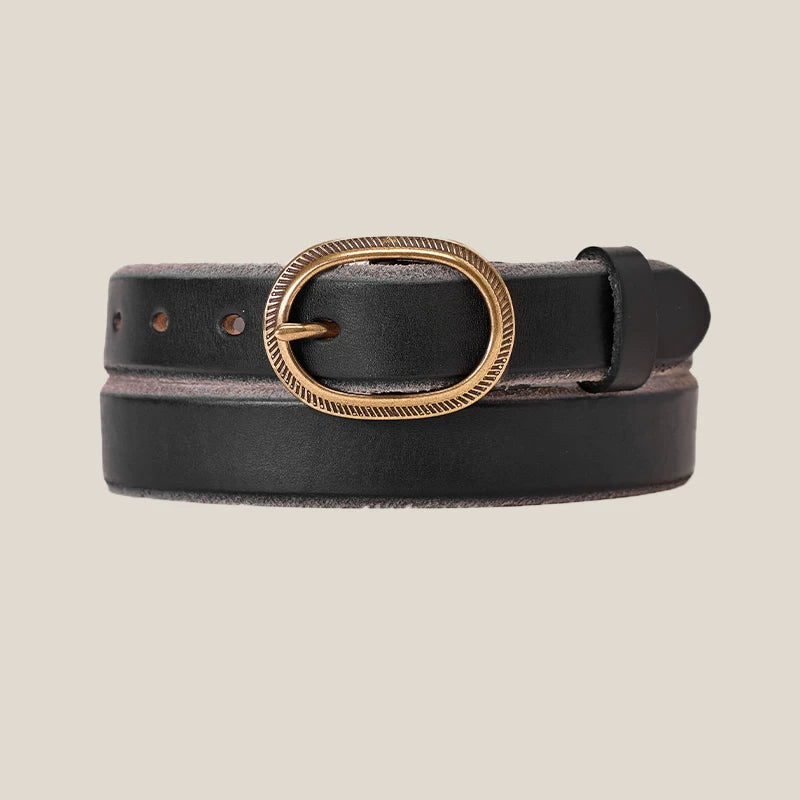 CULTUM Leather Vintage Pin Buckle Belt