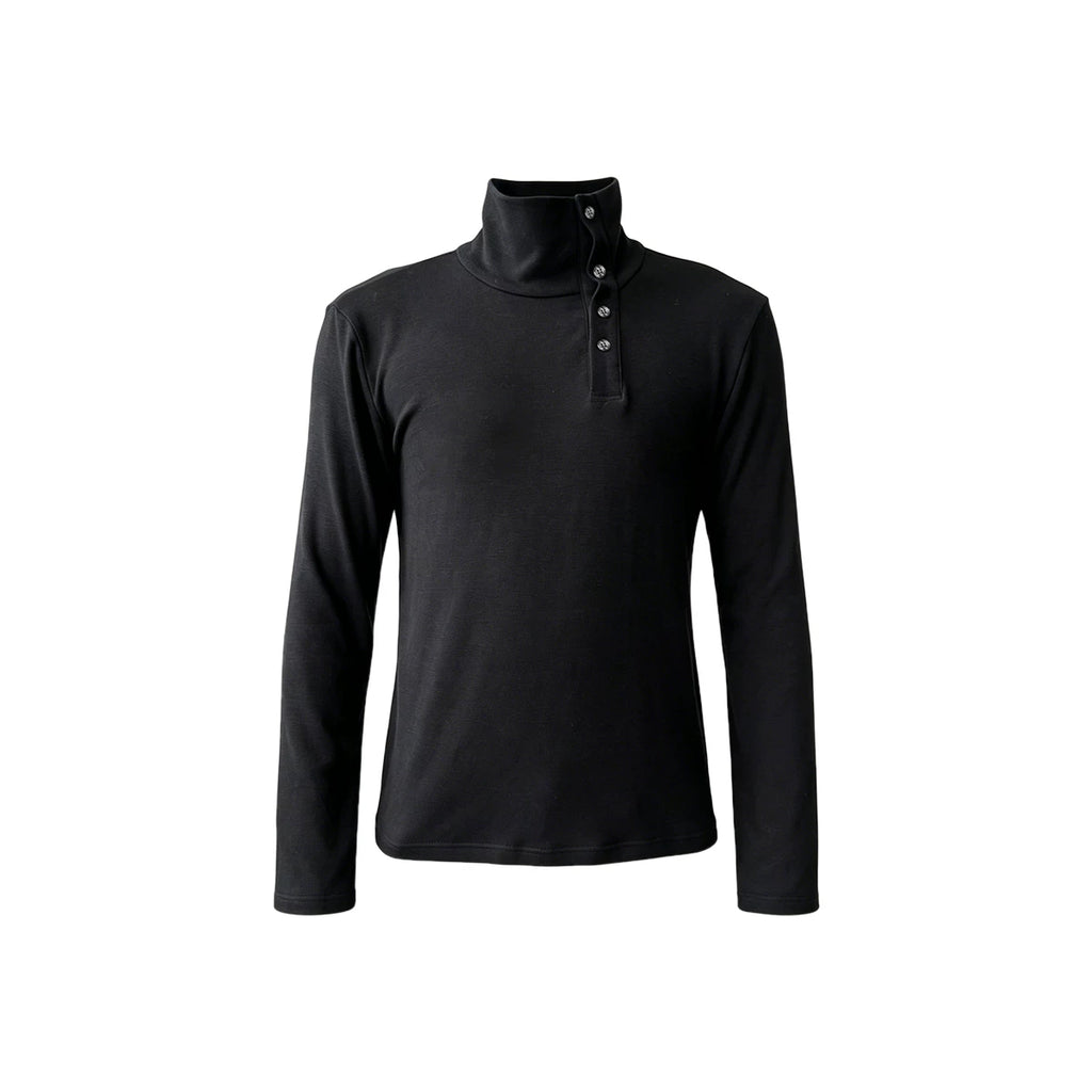 KREATE Henry Slant Collar 240g Quick-Dry Long-Sleeve Tee