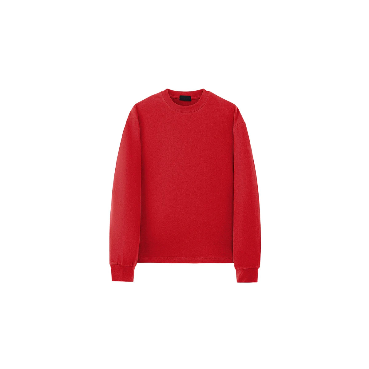 PLUS NO LOGO Thermal Brushed Fleece Relaxed Long-Sleeve Tee