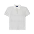 ZOZO FOREST Pineapple Knit Breathable Relaxed Polo