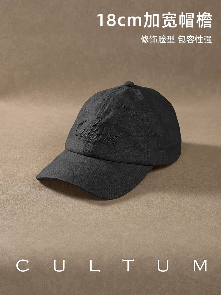 CULTUM French Linen Breathable Baseball Cap