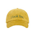 HEADACHE Embroidered Corduroy Baseball Cap