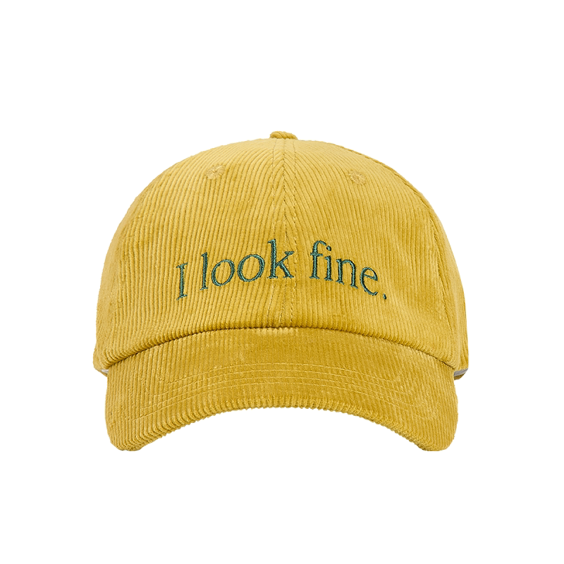 HEADACHE Embroidered Corduroy Baseball Cap